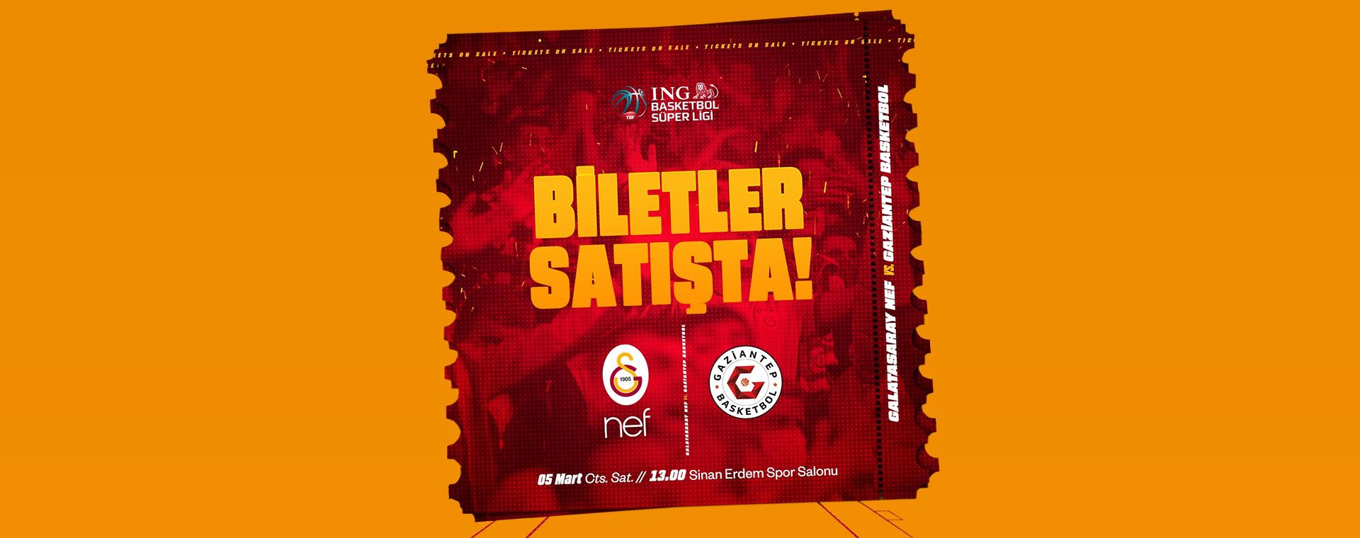 Gaziantep Basketbol maçı biletleri satışa çıktı!