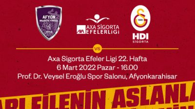 Maça Doğru | Avşar Maden Suyu Afyon Belediye Yüntaş - Galatasaray HDI Sigorta