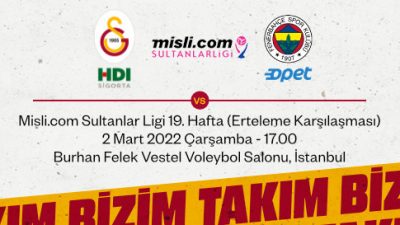 Maça Doğru | Galatasaray HDI Sigorta - Fenerbahçe Opet