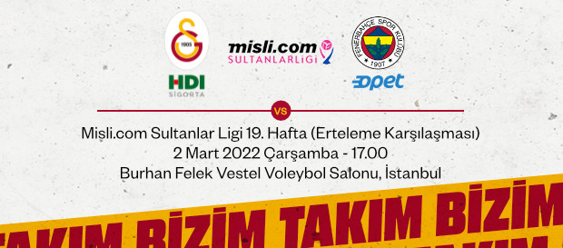 Maça Doğru | Galatasaray HDI Sigorta - Fenerbahçe Opet