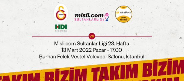 Maça Doğru | Galatasaray HDI Sigorta - Vakıfbank